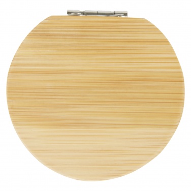 Logotrade promotional giveaways photo of: Afrodit bamboo pocket mirror